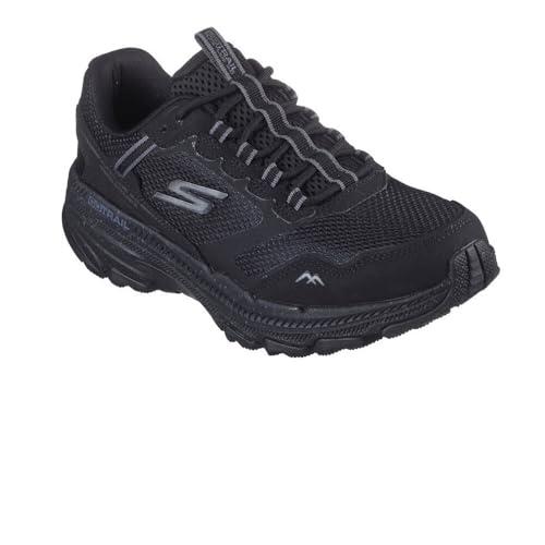 Skechers Femme Go Run Trail Altitude 2.0 Ravine Flat-Sheets, Black Leather Black Trim, 39 EU