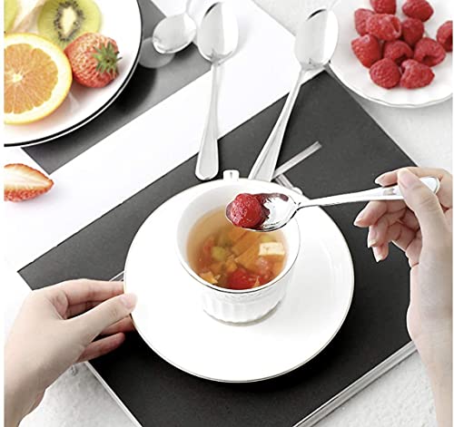 BESCH 12 cucchiai da Dessert in Acciaio Inossidabile 15 x 3,2 cm (cucchiai da Dessert) - immagine 4