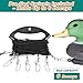 Scopaven Duck Decoy Jerk Rig – 118ft Nylon Line, Pre-Tied Swivels for 6 Decoys, 1.5lb Anchor with Bungee Cord, Stainless Steel Eye Bolts, Water-Resistant Bag for Duck Hunting Motion Setup