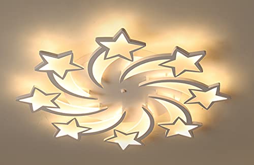 Lustre LED design étoile pour illuminer la chambre d'enfants et le salon