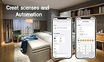 Tuya WiFi GU5.3/MR16 RGBCW Smart Bulb Compatible with Alexa,Google Assistant,SmartThings Voice Control,5W (220V)