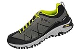 Brütting Kansas Scarpe da Arrampicata Unisex - Adulto, Grigio (Anthracite/Black/Lemon), 44 EU