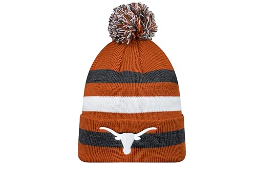 LogoFit Winter Hat for Men and Women - Knit Pom Beanie (Texas)