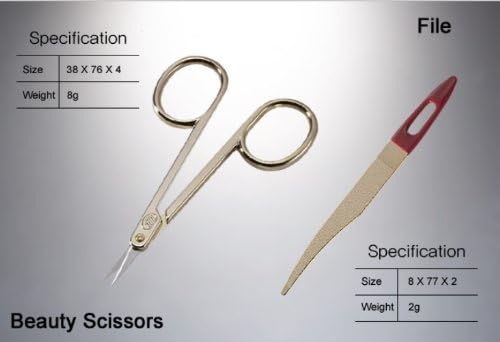 Korean Nail Clipper! World No. 1. Three Seven (777) Travel Manicure Grooming Kit Nail Clipper Set Made in Korea, Since 1975. (4115BUG)