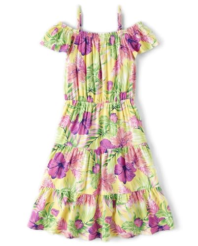 The Children's Place,Girls,Short Sleeve Cold Shoulder Dress