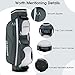 Tangkula Golf Cart Bag with 14 Way Top Dividers, Lightweight Golf Cart Bag with Shoulder Strap, 7 Zippered Pocket, Cooler Bag & Valuable Pocket, Portable Golf Club Bag with Rain Hood/Dust Cover
