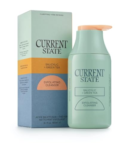 Exfoliating Face Wash - 2% Salicylic Acid Cleanser and Green