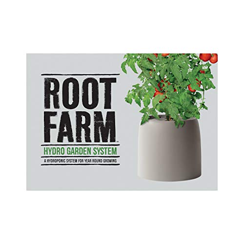 Root Farm Hydroponic Garden System For Hydroponic Plants - Recirculating Hydroponic System, Grow One Large Plant or Four Small Plants