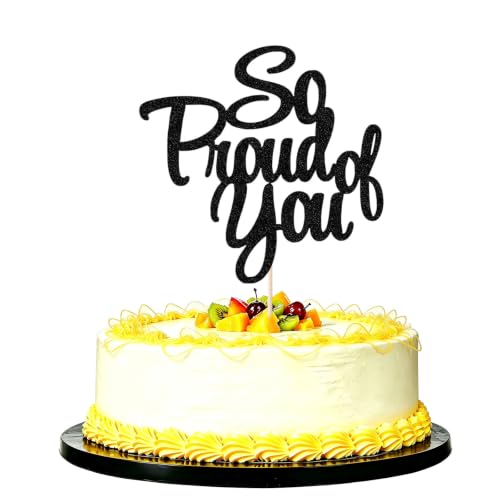 PALASASA Graduation Cake Topper - Congrats & Done