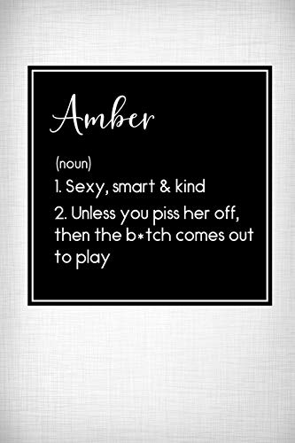 La Mejor Lista de Sexy Amber , listamos los 10 mejores. 36 Amber - Sexy, Smart Kind: Name Meaning Journal - Funny Name Definition Gag Notebook