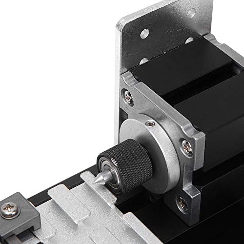 Jectse Mini Lathe 12000rpm 100-240V, Mini Powerful Motorized Metal Working Lathe Machine DIY Tool Wood Plastic Processing,with Hss Turning Tool, Belt - Image 9