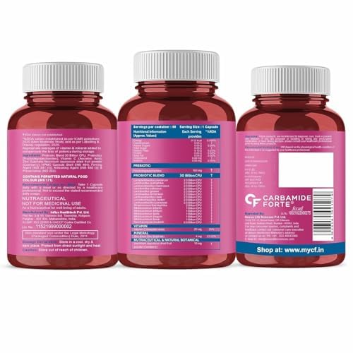 Carbamide Forte 30 Billion Probiotics with Prebiotics (L. Reuteri) — Probiotic Supplements - image 10