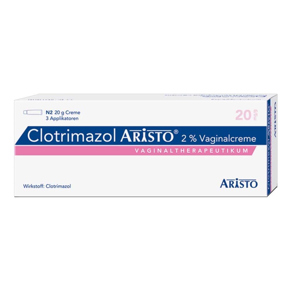 CLOTRIMAZOL Aristo Vaginalcreme 2% mit 3 Applikatoren (20 g) und Elasticity+Filler Vaginalcreme – Flasche