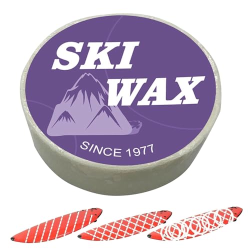Cera para tablas de esquí, cera para snowboard, Encerado para esquís de rendimiento antideslizante de 60 g, Característica antideslizante Crema de mantenimiento de snowboard Cera de reparación de tabl