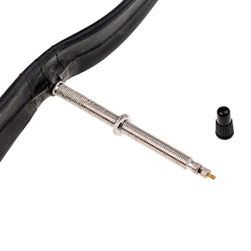 Tubo interno de borracha Tongina 2 peças 23/25 (700C) com válvula Presta para uma bicicleta híbrida,