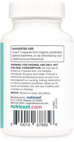 Image of Nutricost Boric Acid (600mg) 60 Capsules GMO-Free (Pack of 3)