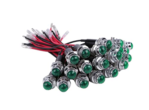 24V LED パイロット ランプ ダイヤカット 20個セット 16㎜ 16φ インジケーター ライト シグナル インジケータ カスタム パーツ 汎用品 工具 バッテリー ハンドル シルバー 対応 発光 カラー 用品 シフト ノブ 黒 泥よけ 電子 ルーム 充電 点灯 消灯 マフラー カッター 下向き 等 ゴミ箱 ドレスアップ 12V 左右 作業 洗車 道具 取り付け なまず チェンジ フロア ジャケット アンテナ アクセサリー 車内 アンダーミラー アンドン 安全窓 アルミ ホイール あんどん