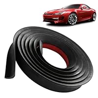 Kotflügelverbreiterung, 6M Universal Kotflügelschoner Auto Rad Fender Radlaufabdeckung Reifen Augenbrauen Trim Strip Stick Out Edge für Auto-Protektor und Dekoration (1Stück, 6m)