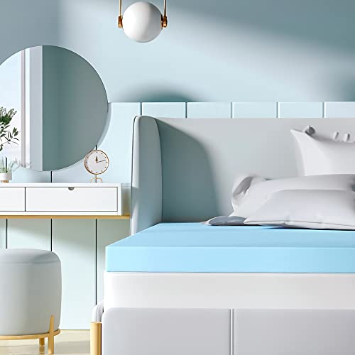 🛒 Crazy Deals RECCI 2.5 Inch Mattress Topper Queen, Gel Infused Memory Foam Mattress Topper, Pressure Relieving Mattress Topper for Back Pain, Cooling & Breathable, CertiPUR-US Certified, Queen Size 🛒 Crazy Deals RECCI 2.5 Inch Mattress Topper Queen, Gel Infused Memory Foam Mattress Topper, Pressure Relieving Mattress Topper for Back Pain, Cooling & Breathable, CertiPUR-US Certified, Queen Size