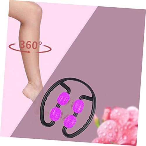 Rodillo Masajeador Ergonómico de 360° para Relajación Muscular de Piernas, con Diseño Ajustable y Ruedas Separadas, Color Al Azar miniatura 3
