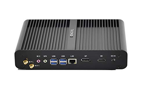 Kingdel Nc860 Fanless Mini Pc, Powerful Nettop Computer, Intel I7-8550U 8Th Gen. 4 Cores Cpu, 16Gb Ddr4 Ram, 512Gb Ssd, 4K 4096X2304, Hd Port, Dp, Metal Case, Windows 11 Pro #TOP1