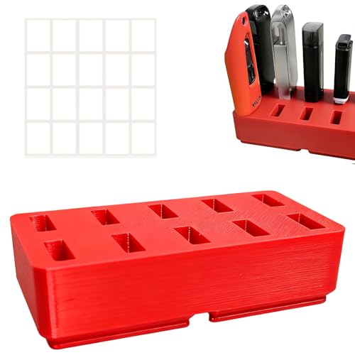 Soporte de unidad de pulgar con ranuras verticales para almacenamiento compacto