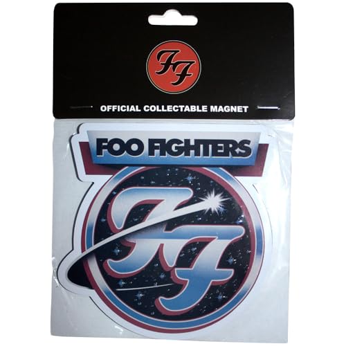 Imán decorativo Foo Fighters Comet grabado plata miniatura 2
