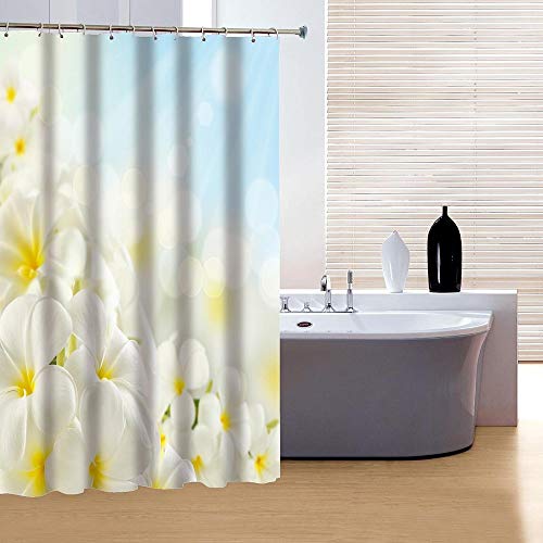 Rideau de douche anti moisissure 180x180 épais avec impression 3D orchidée