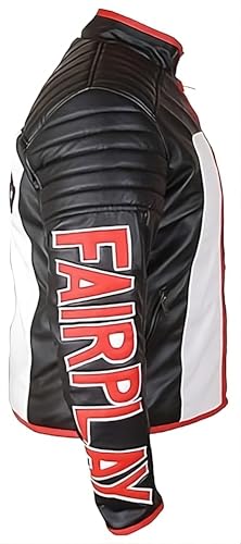 Mr Terrific Super Hero Cosplay Biker Leather Jacket3