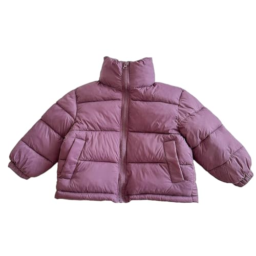 Kids Boy Girls Bubble Jackets Fall Winter Warm Puffer Jacket Zip up Lightweight Coat Comfy Outerwear with Pockets