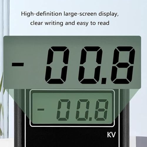 Tester elektrostatyczny, przenośny ręczny miernik statyczny z ekranem LCD, resetowanie jednym kliknięciem, dokładny pomiar papieru z tkaniny włóknistej