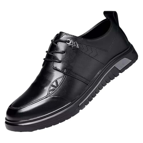 Zapatos deportivos para caminar de hombre en piel sintética negra talla 40 2/3