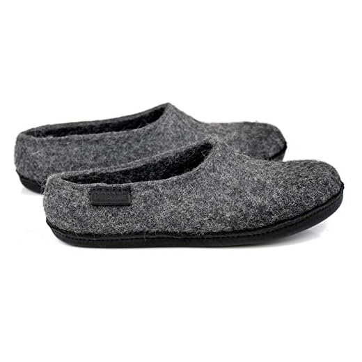 BureBure Mens Wool and Alpaca Slippers Father's day gift