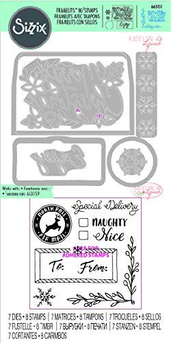Sizzix Thinlits Fustelle 'Retro Repeat', Set Di 4 Motivi, Per Macchine Big Shot, 10,2x2,9 Cm - 2