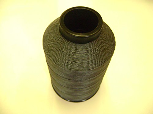 4Oz 1500 Yards #69 Tex70 T70 Gray Nylon Bonded Sewing Thread For Leather Upholstery Auto Trim Shop Made In USA