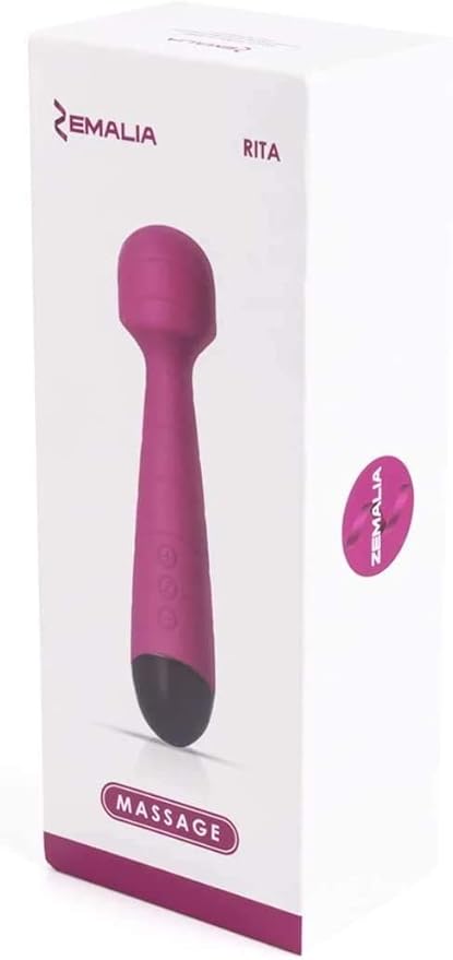 Vibrador de silicona estimulador Wand inalámbrico Massager ...