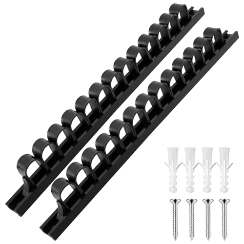 Ernst Black-3/8 "8" Organizador De Socket Con Clips De Cavero  8427m 8 Magnetic Socket Organizer With 9 Socket Clips Black 3 8