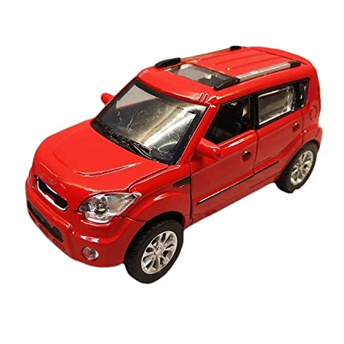 Alloy Model Diecasts 1:32 for KIA Soul 2021 Decoration(Red)