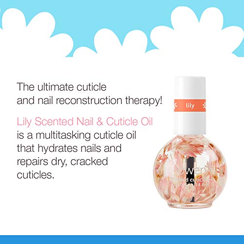 Flowery Lily Scented Cuticle Oil, 0.5 Oz, 1 Pack #TOP2