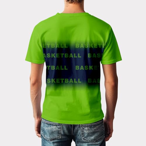 Lztgift Camiseta de basquete City Silhoutte Shield Basketball Gradient Shirt Pull On Apparel Gift fo