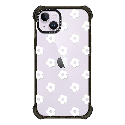 Coque iPhone 14 Plus CASETiFY antichoc durable motif floral Ditsy Daisies