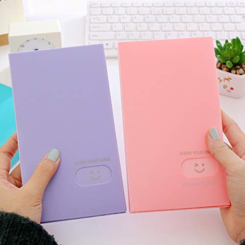 YOURPAI Visitekaartboek,120 zakken visitekaartje boek ID credithouder naamkaart foto fotoalbumoranje - Image 8