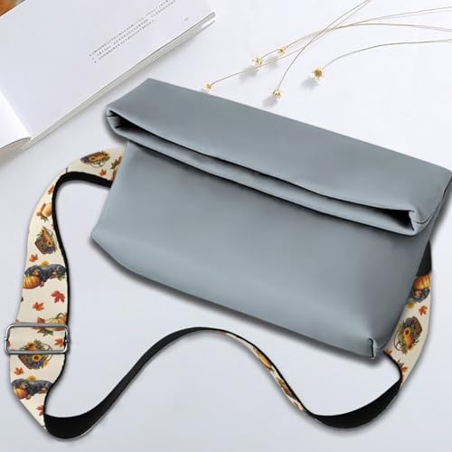 Image of Jeiento Wide Purse Strap Wide Shoulder Strap Adjustable Replacement Belt Soft Guitar Shoulder Straps for Women Girls Gifts