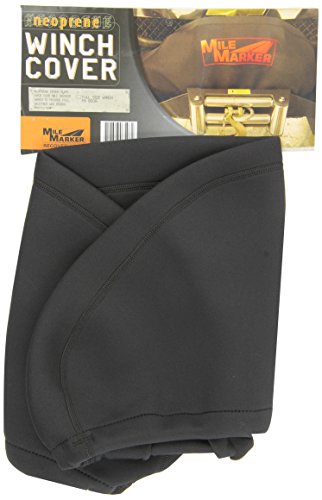 Mile Marker Neoprene Winch Cover (Fits Full Size Winches) (8506) , Black #TOP1