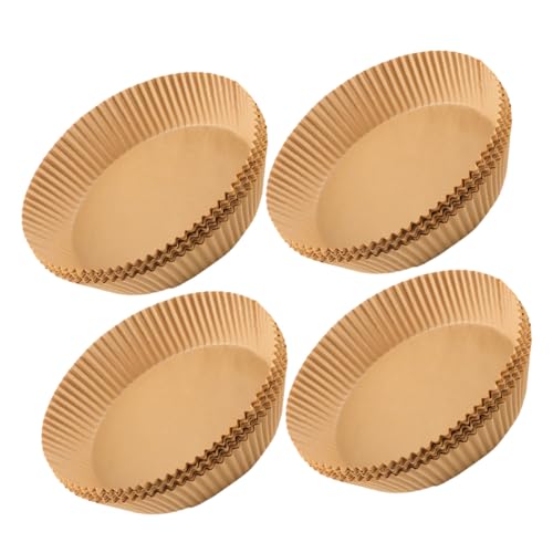 LAPYAPPE 200個 エアフライヤー用使い捨て耐熱ベーキングペーパー クッキング無添加無漂オーブン対応吸油紙パッド キッチン用調理ライナー