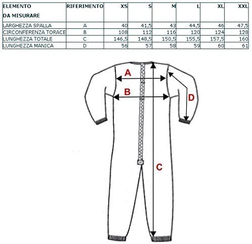 FERRUCCI COMFORT Anti-Reißverschluss-Schlafanzug für ältere Menschen - Serenity - Für Alzheimer, Demenz, mit Reißverschluss auf der Rückseite, Baumwolle und Polyester, blau, M