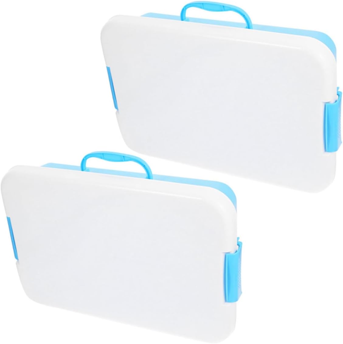 2pcs Portable Sand Tray with Lid Boys and Girls Outdoor Sandbox Storage Box Multi-Function Sand Packing Box for Toys and Easy Organization for Indoor and