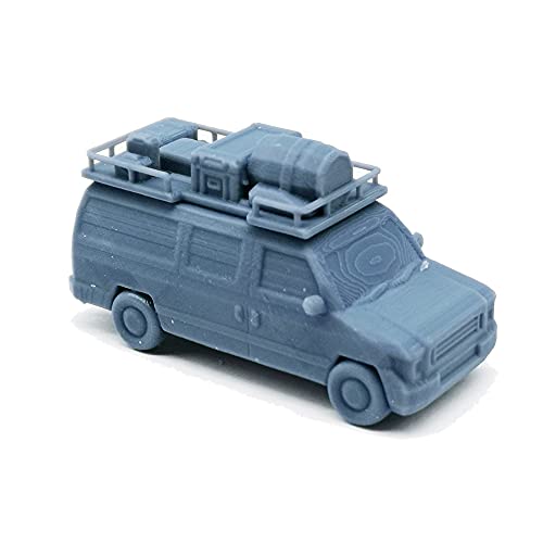 Outland Models Railroad Scenery Structure Safari Passenger Van 1:87 HO Scale