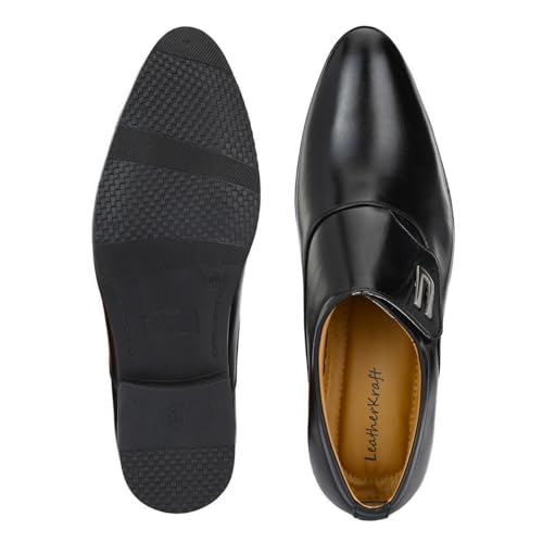 Image of Leatherkraft Mid-Top Formal Slip-On Shoes