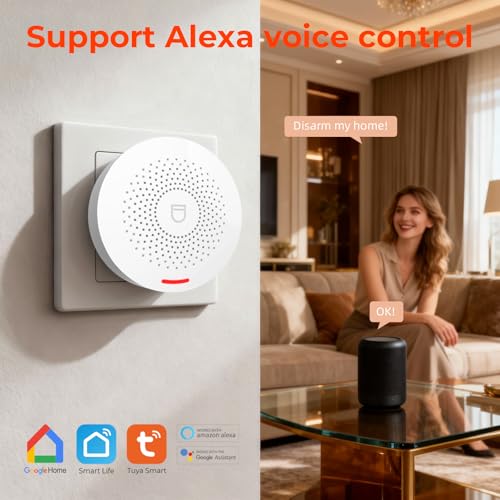 Hapippofa Caregiver Call Button Wireless Call Button for Elderly at Home,WiFi Panic Button,Life Alert Systems for Seniors No Monthly Fee (whiter1) — view 2